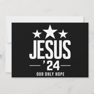 Jesus Christus 2024 President VS Verkiezingen Poli Kaart