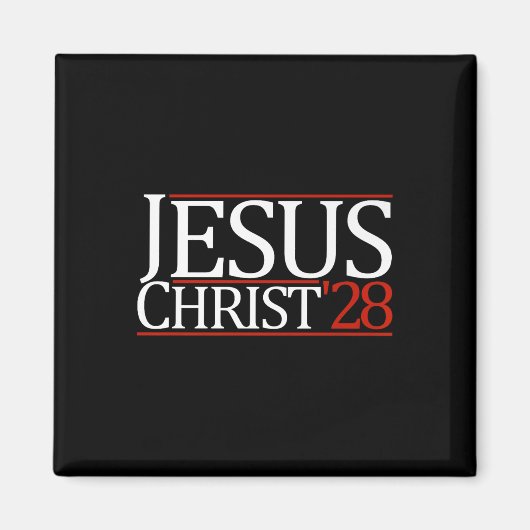 Jesus Christus 2028 Stem Jesus Premium Magneet (Voorkant)