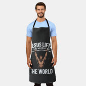 Jesus Christus Deadlifting Schort (Gedragen)
