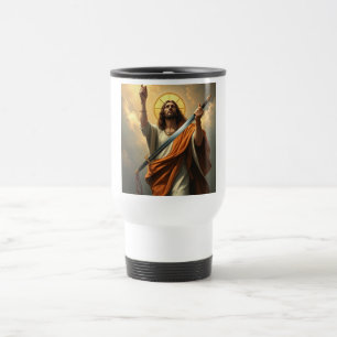 Jesus Christus is Koning Stalen Reisbeker