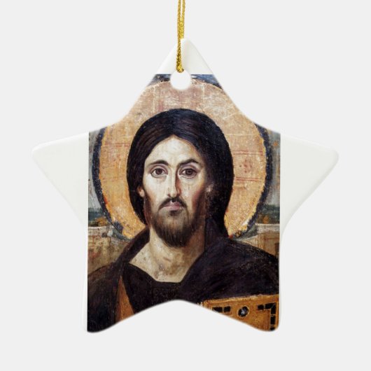 Jesus-Christus Keramisch Ornament (Voorkant)