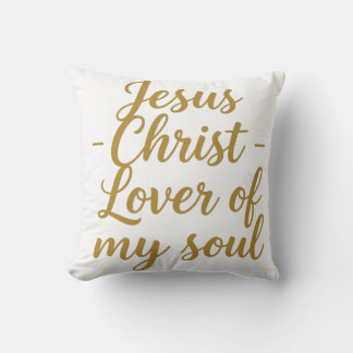 Jesus Christus Minnaar van Mijn Ziel Kussensloop - Kussen