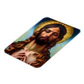 Jesus Christus Modern Renaissance Magneet (Linkerzijde)