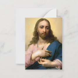 Jesus Christus Notitiekaart Notitiekaartje