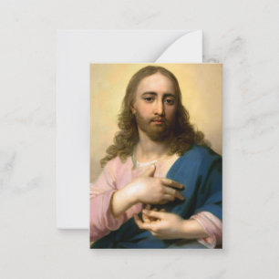 Jesus Christus Notitiekaart Notitiekaartje