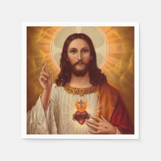 Jesus Christus Paper Napkins Servet (Voorkant)