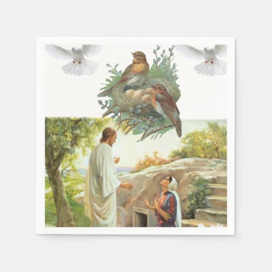 Jesus Christus Paper Napkins Servet (Voorkant)
