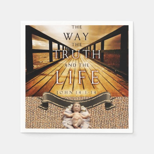 Jesus Christus Paper Napkins Servet (Voorkant)