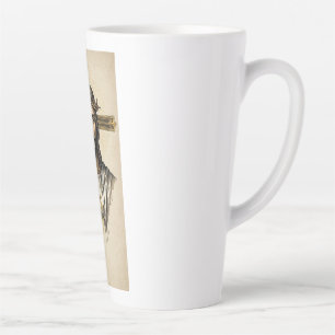Jesus Christus spirituele kunst glazen tumbler Latte Mok