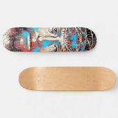 Jesus Christus Thorn Crown Passion Abstracte kunst Persoonlijk Skateboard (Horizontaal)