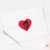 Jesus Christus Thorns Bleeding Heart Art Hart Sticker (Envelop)
