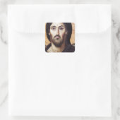 Jesus-Christus Vierkante Sticker (Tas)