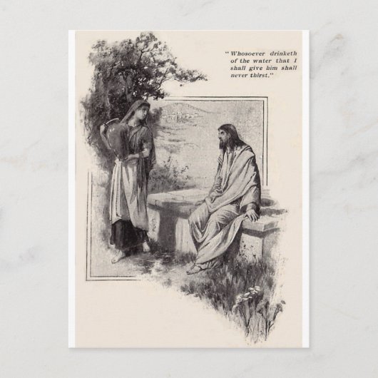 jesus-clip-art-1 briefkaart (Voorkant)