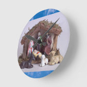 Jesus Clock Ronde Klok (Hoek)