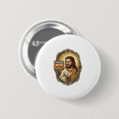 Jesus Cloud Storage Volle Waarschuwing Paywall Tec Ronde Button 5,7 Cm (Voorkant /achterkant)