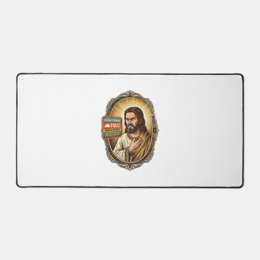Jesus Cloud Storage Volledige Waarschuwing Paywall Bureaumat (Voorkant)