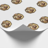 Jesus Cloud Storage Volledige Waarschuwing Paywall Cadeaupapier (Hoek)