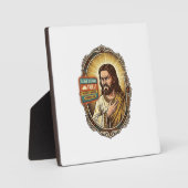 Jesus Cloud Storage Volledige Waarschuwing Paywall Fotoplaat (Voorkant)