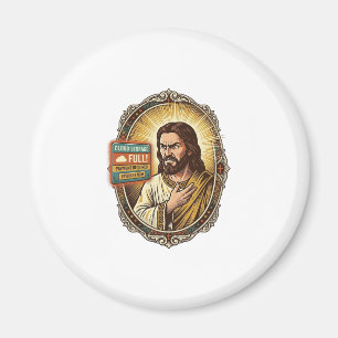 Jesus Cloud Storage Volledige Waarschuwing Paywall Magneet