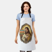 Jesus Cloud Storage Volledige Waarschuwing Paywall Schort (Gedragen)