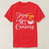 Jesus Coffee Camping T-shirt (Design voorkant)