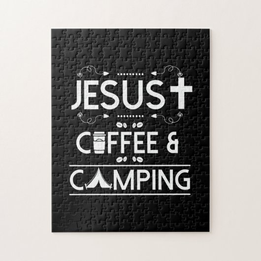 Jesus Coffee en Camping Legpuzzel (Verticaal)
