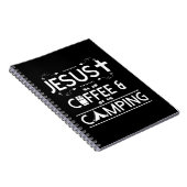 Jesus Coffee en Camping Notitieboek (Rechterzijde)