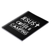 Jesus Coffee en Camping Notitieboek (Linkerzijde)