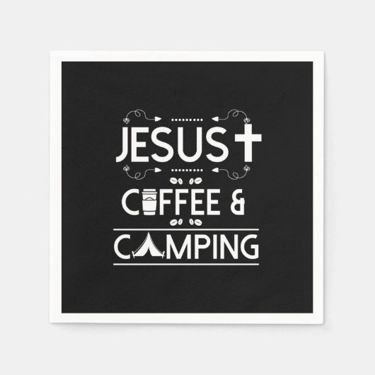 Jesus Coffee en Camping Servet (Voorkant)
