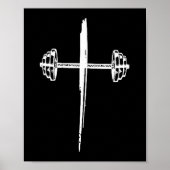 Jesus Coffee Gym Repeat, Gym Coffee Jesus - Front  Poster (Voorkant)