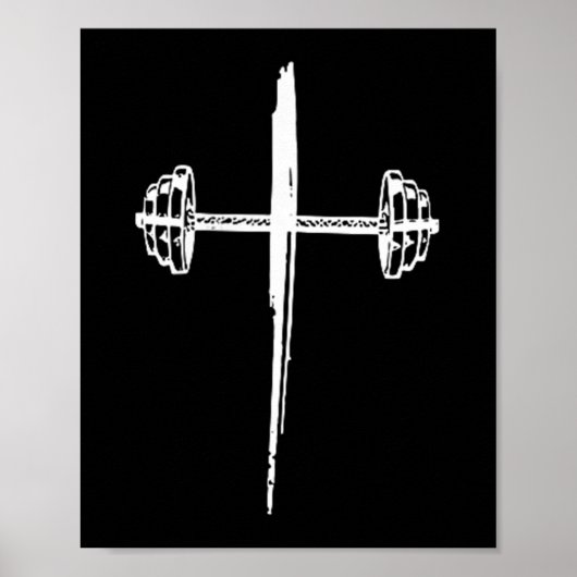 Jesus Coffee Gym Repeat, Gym Coffee Jesus - Front  Poster (Voorkant)