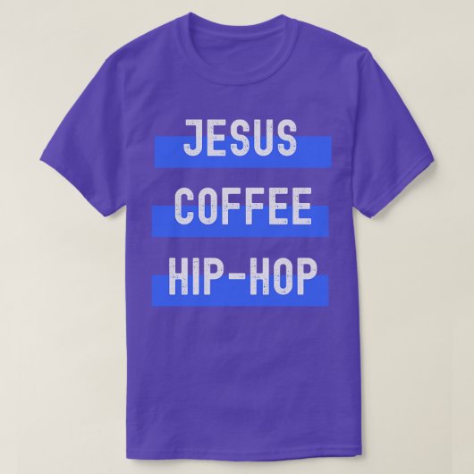 Jesus Coffee Hip Hop T-shirt (Design voorkant)