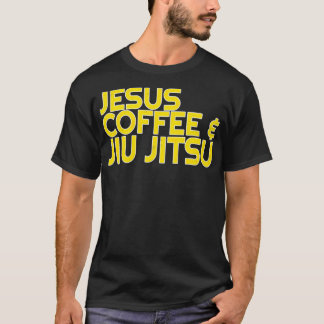 Jesus Coffee Jiu Jitsu Shirt voor Christelijk krij