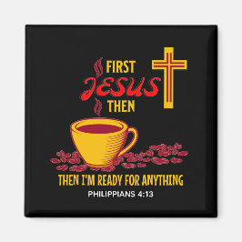 Jesus Coffee Lover Magneet
