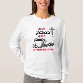 Jesus Coffee Lover T-shirt (Voorkant)
