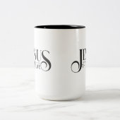 Jesus Coffee Mug Tweekleurige Koffiemok (Center)