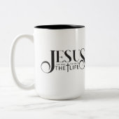Jesus Coffee Mug Tweekleurige Koffiemok (Links)