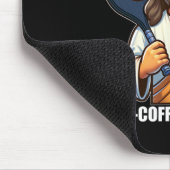 Jesus Coffee Picklenall Grappig Christelijk Pickle Muismat (Hoek)