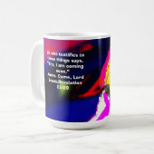 jesus coming koffiemok (Voorkant links)