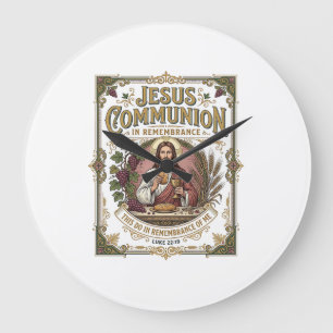 Jesus Communie Jezus Communie Christelijk Geloof V Grote Klok