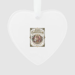 Jesus Communie Jezus Communie Christelijk Geloof V Ornament