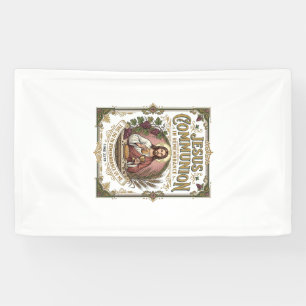 Jesus Communie Jezus Communie Christelijk Geloof V Spandoek