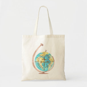 Jesus compas Christelijke geschenkkerk Tote Bag