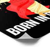 Jesus Cool People Are Born In December Christmas B Poster (Hoek)