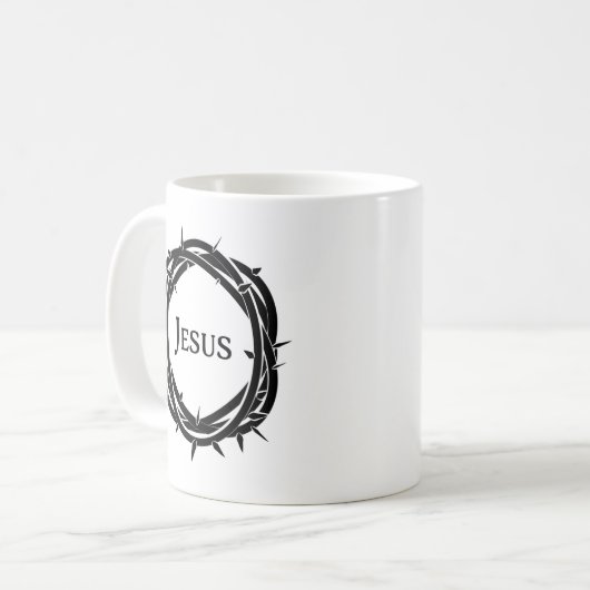 JESUS - COROA DE ESPINHOS KOFFIEMOK (Voorkant links)