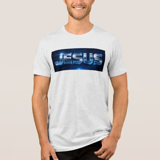 JESUS – Cosmic Glow T-Shirt (Voorkant)