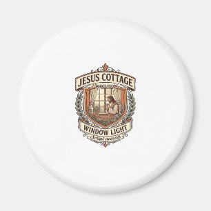 Jesus Cottage Raam Licht Jesus Cottage Raam Licht Magneet