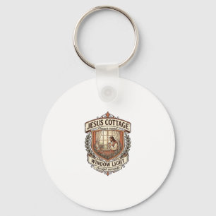 Jesus Cottage Raam Licht Jesus Cottage Raam Licht Sleutelhanger