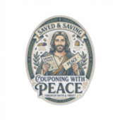 Jesus Coupon Korting Goedkope Shirt Gebaseerd Op H Sticker (Voorkant)