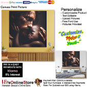 Jesus Cradling Child Canvas Afbeelding 3